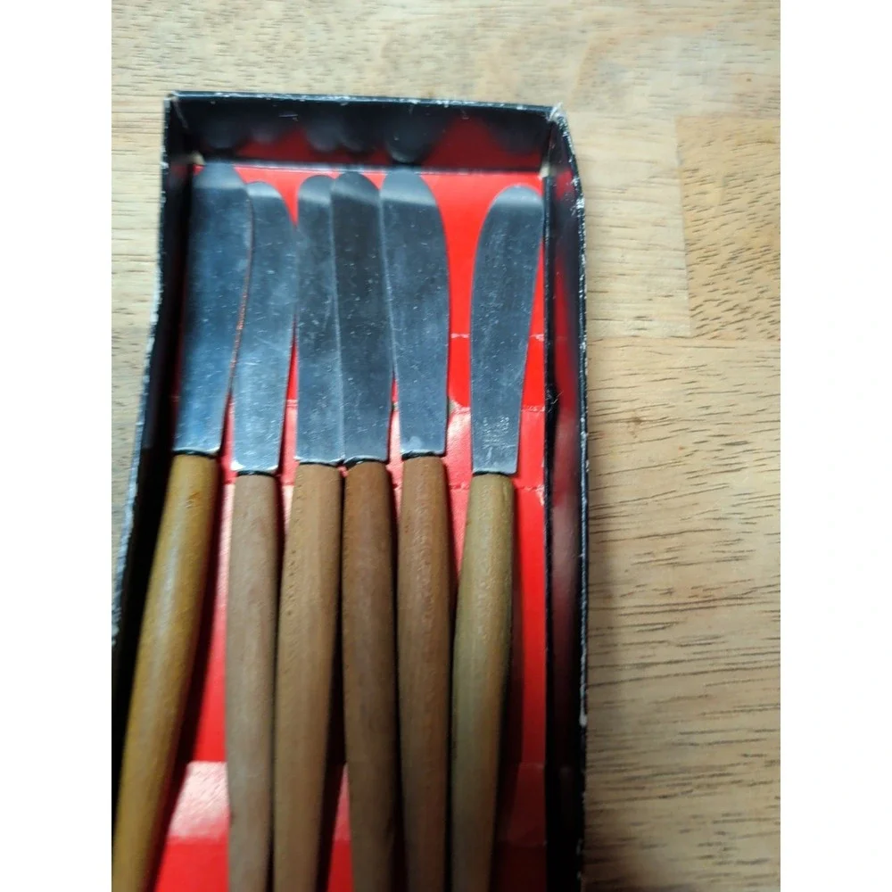 Set of 6 Vtg Japan Stainless 6⅛
